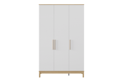 Etto 3-deurs Kledingkast vooraanzicht