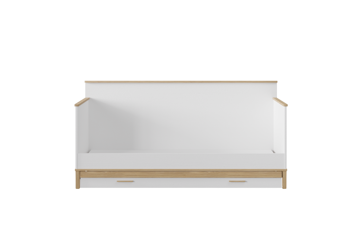 Etto Kinderbed met Bedlade 90x200 vooraanzicht