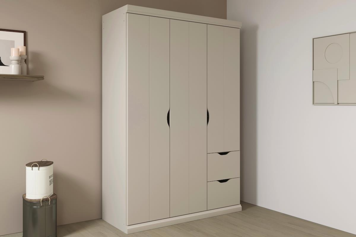 Frieda 3-deurs Kledingkast met lades