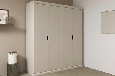 Frieda 4-deurs Kledingkast