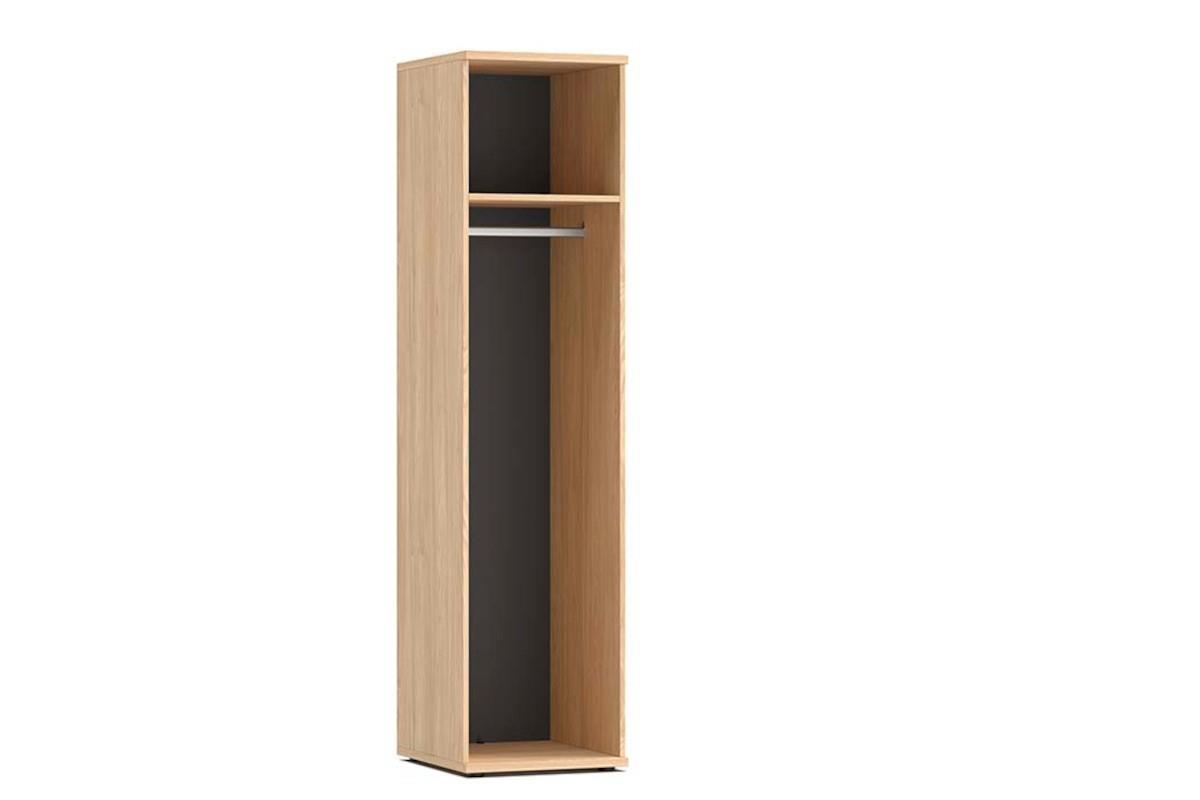 Gloria 3-deurskast Sheffield Acacia smal deel open