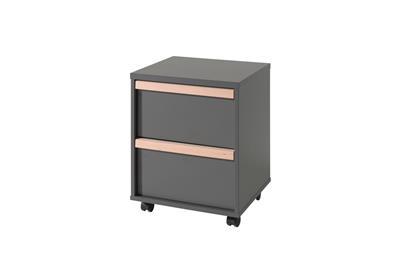 London Vipack rolcontainer antraciet
