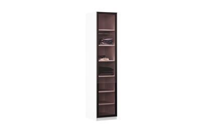 New Legend 1-deurs kast wit met glasdeur