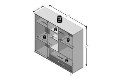 Nona commode afmetingen