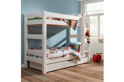 Nova stapelbed met rechte trap met slaaplade