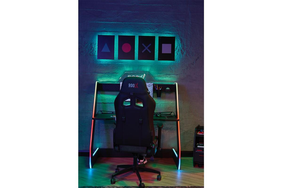 Roox gaming bureau (met gaming mode ledverlichting) sfeerimpressie 2