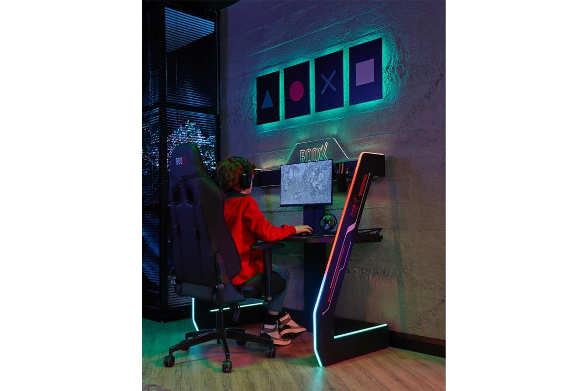 Roox gaming bureau (met gaming mode ledverlichting) sfeerimpressie 4