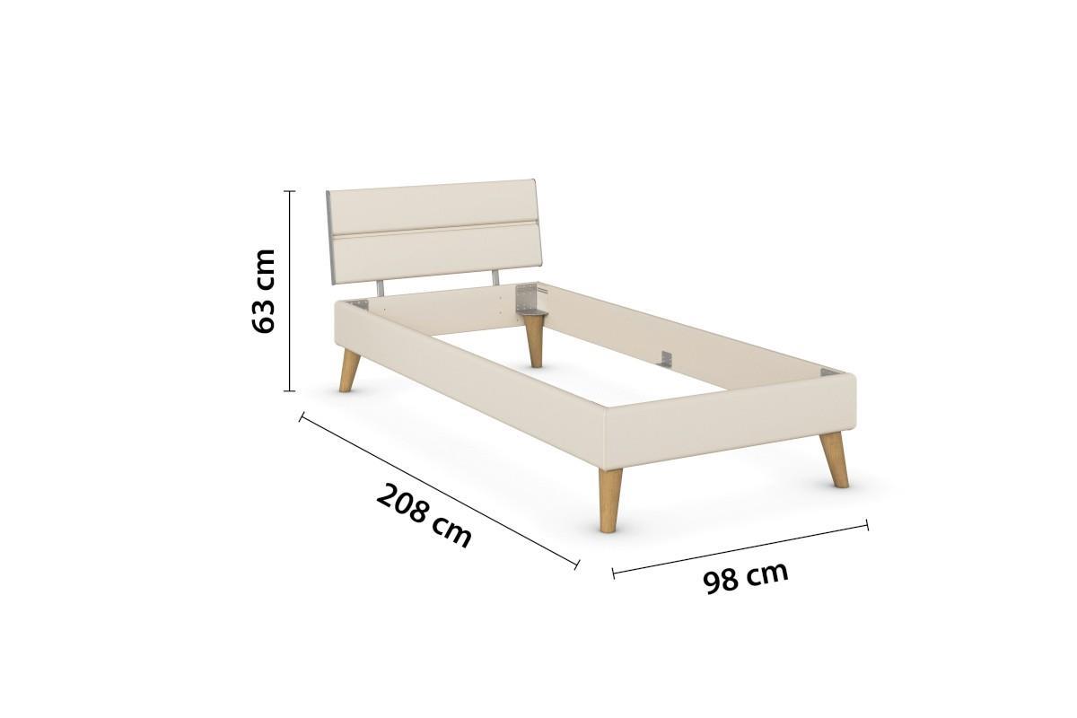 Skandi Bed 90x200 afmetingen