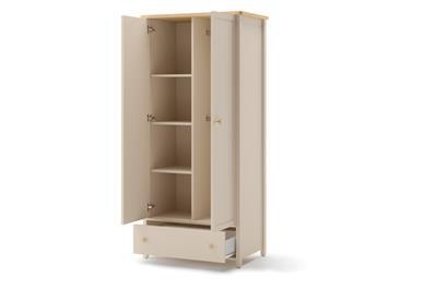 Story 2-deurs Kledingkast Cashmere-Eiken open
