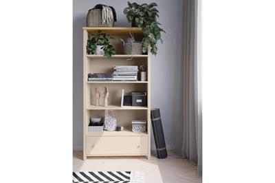 Story Boekenkast met Lade Cashmere-Eiken sfeerfoto