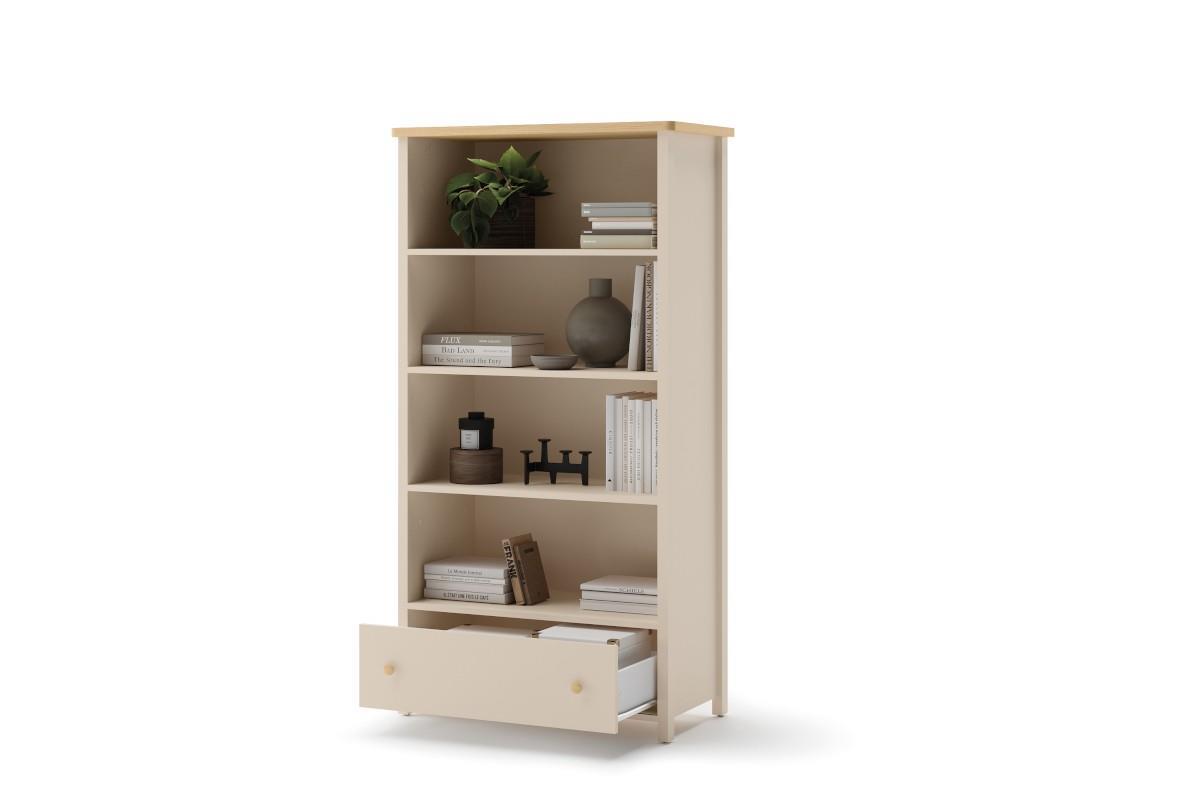 Story Boekenkast met Lade Cashmere-Eiken