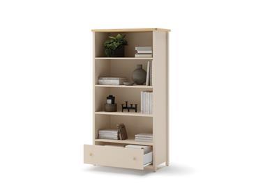 Story Boekenkast met Lade Cashmere-Eiken