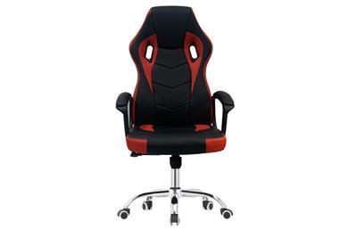 Game Bureaustoel Rood - Zwart