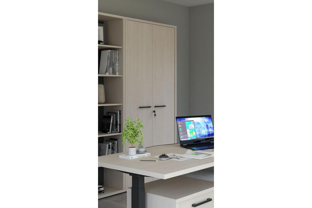 Flexo Boekenkast Hoog 2-deurs Bolivarhout