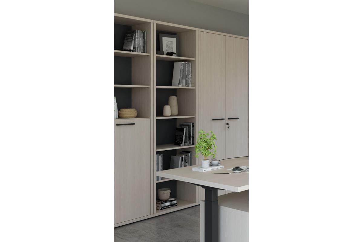 Flexo Boekenkast Hoog open Bolivarhout