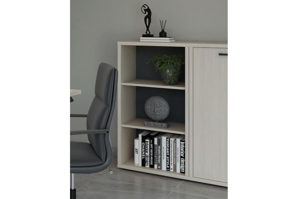 Flexo Boekenkast Laag open Bolivarhout