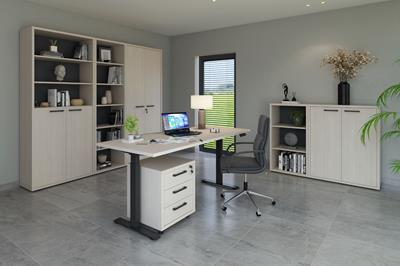 Zit-sta Bureau Flexo 150cm Bolivarhout